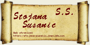 Stojana Susanić vizit kartica